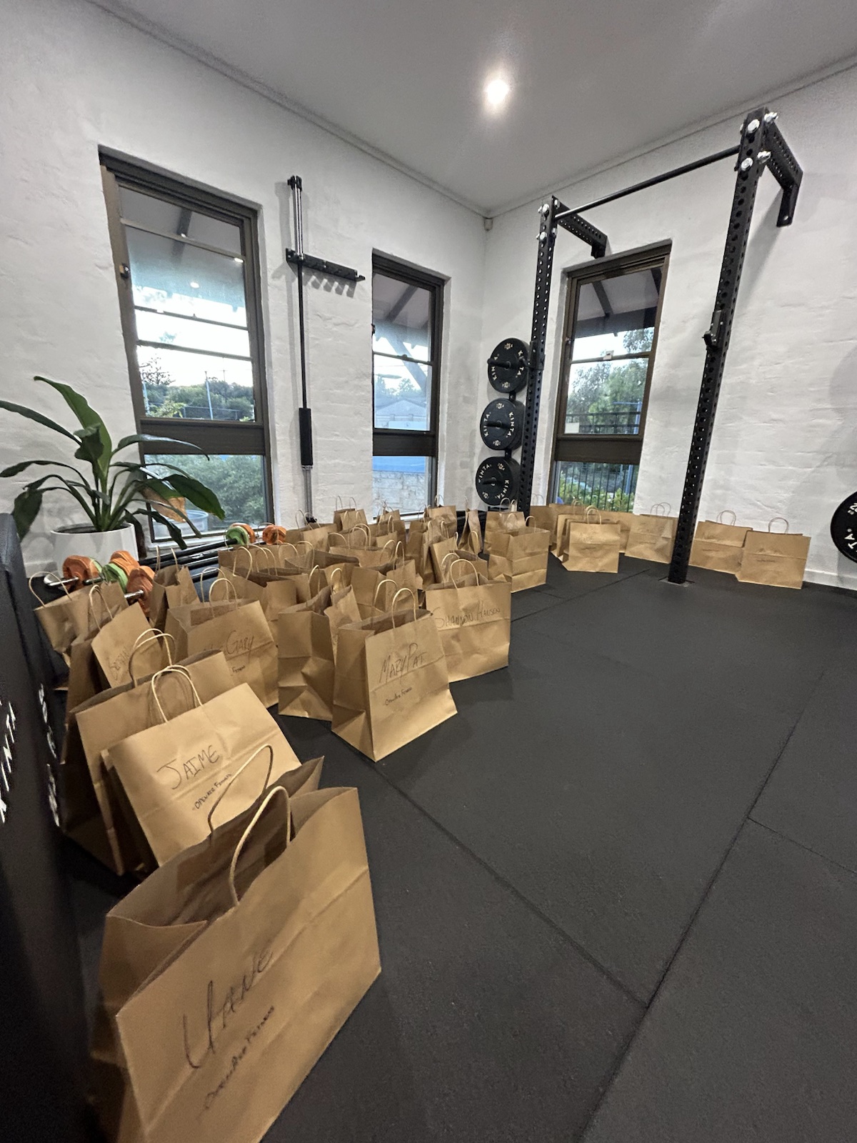 POLARIZE member reward bags prepared for the community